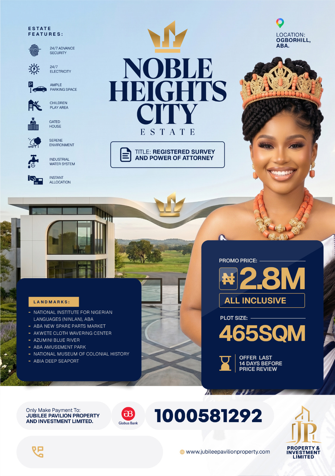 Noble Heights City Estate flyer